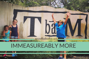 Immeasureably more