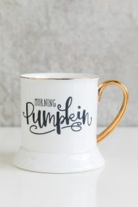 Francesca's Morning Pumpkin Coffee Mug